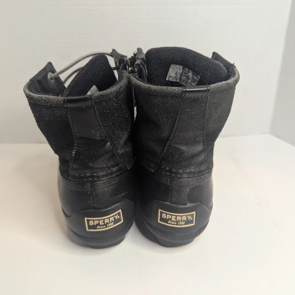 Sperry Women's Black Duck Boots